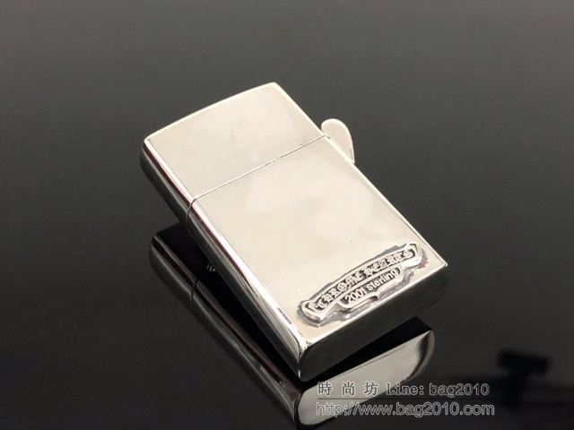 chrome hearts打火機 克羅心窄版長十字火機殼 s925銀材質 克羅心打火機  gjc1608
